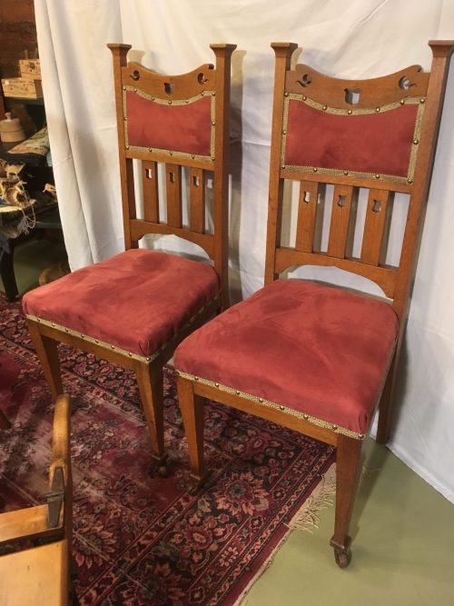 Arts and Crafts chairs ca 1900