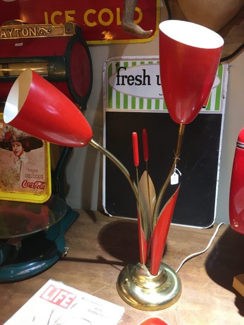 Cat Tail Lamp Mid Century