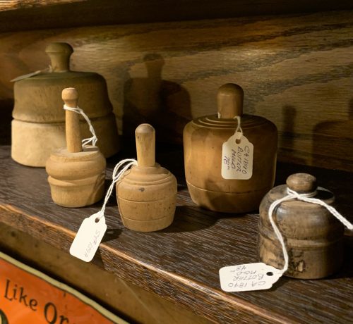 Butter molds popular 18th and 19th century.