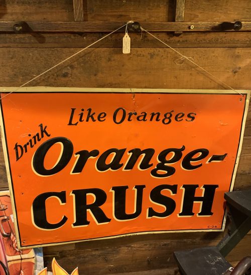 Orange Crush Vintage sign