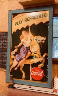 Coca Cola 1948 Carousel Poster.