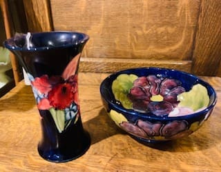 Moorcroft Walter Vase & Bowl 1947-53